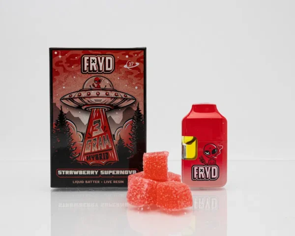 fryd gummies strawberry supernova (hybrid)